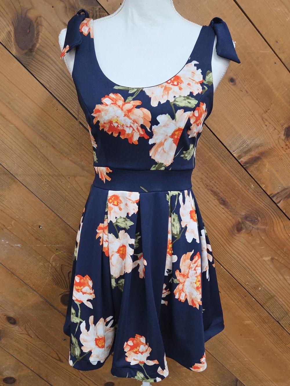 Teeze Me Floral Navy Dress Size 3